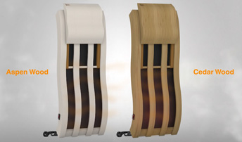 IR Sauna Backrest