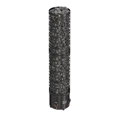 SAWO sauna heaters tower SW3 Round Black NB 400x400