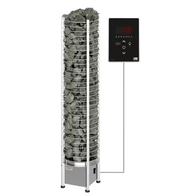 SAWO sauna heaters tower TH Round Ni2 400x400