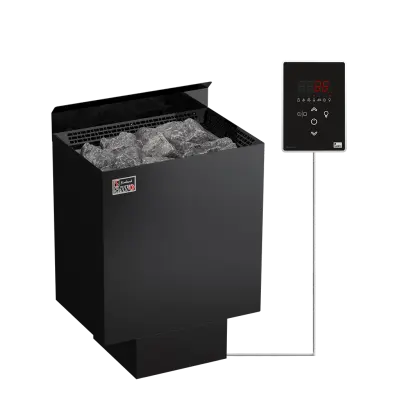 SAWO sauna heaters wall NR Black Ni2 400x400