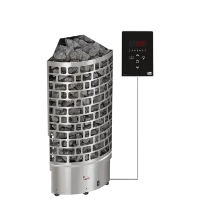 SAWO sauna series tower ARI Corner Ni2 400x400