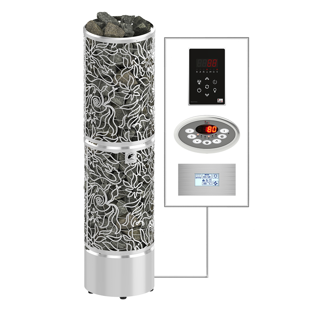 SAWO sauna heaters tower DRFT6 Round Ni