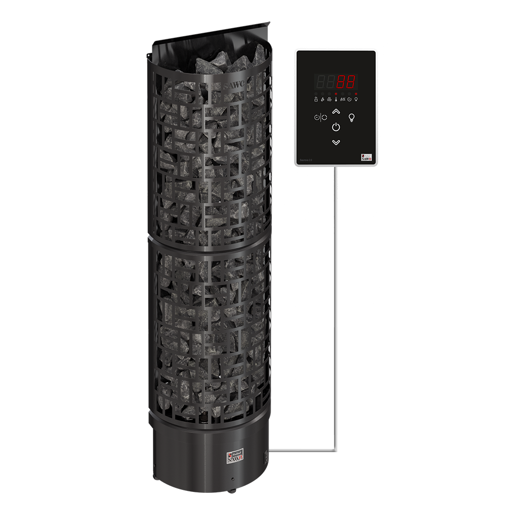 SAWO sauna heaters tower SW3 Wall Black Ni2