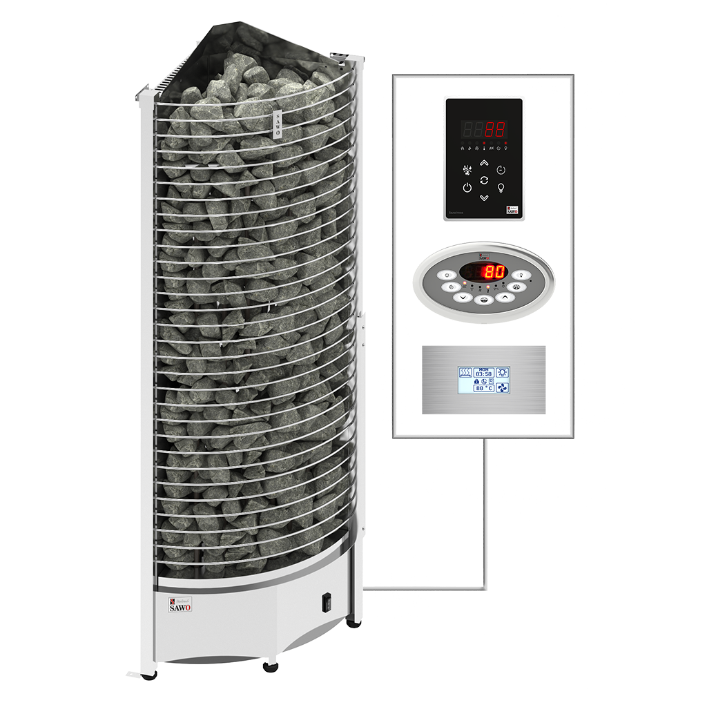 SAWO sauna heaters tower TH Corner Ni