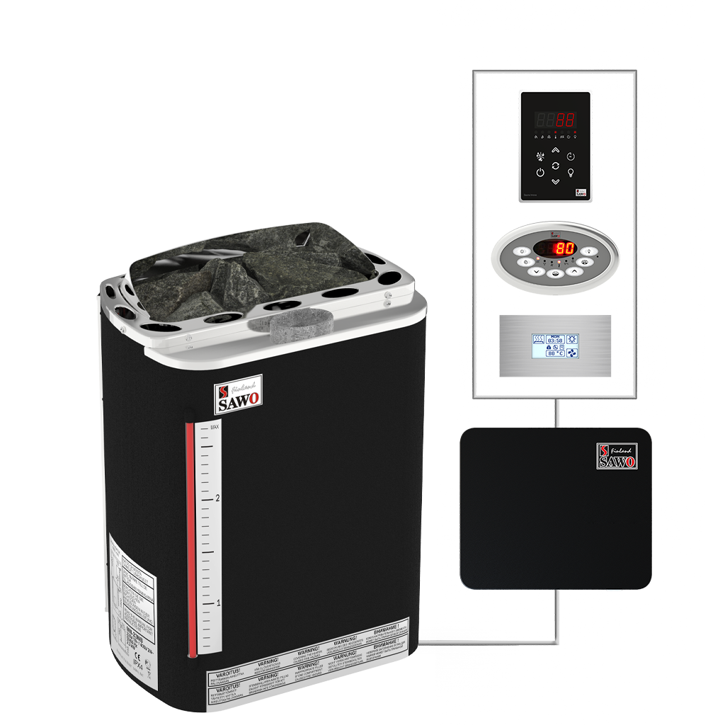 SAWO sauna heaters wall MNC Fibercoated NS