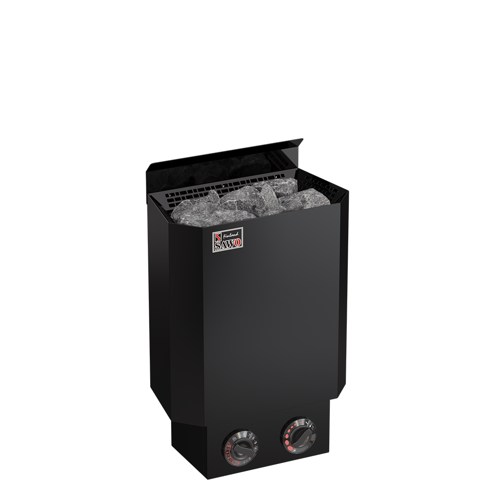 SAWO sauna heaters wall NRMN Black NB