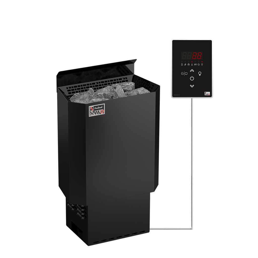SAWO sauna heaters wall NRMN Black Ni2