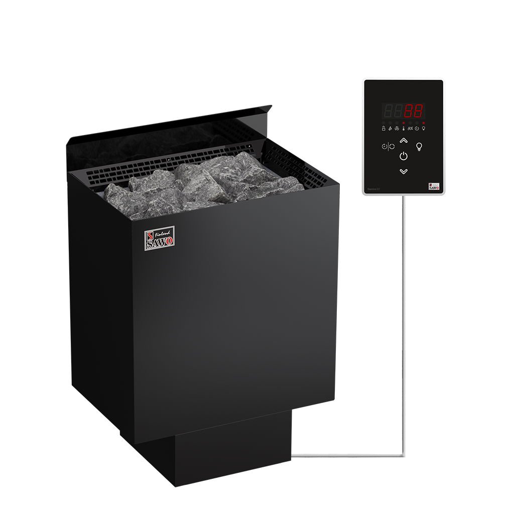 SAWO sauna heaters wall NR Black Ni2