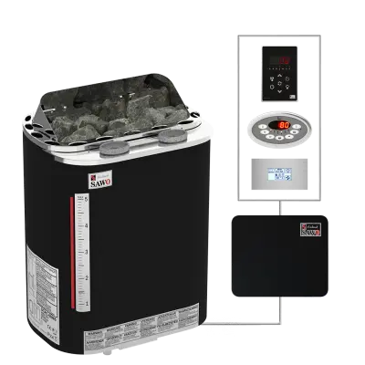 SAWO sauna heaters wall SCAC Fibercoated NS 400x400