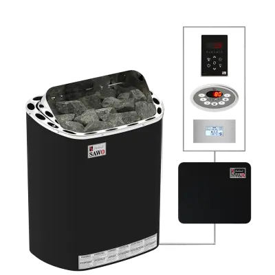 SAWO sauna heaters wall SCA Fibercoated NS 400x400