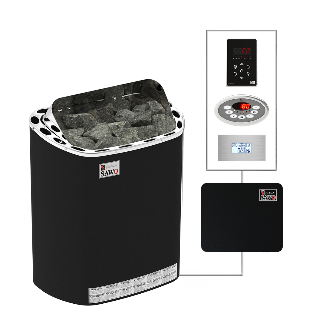 SAWO sauna heaters wall SCA Fibercoated NS