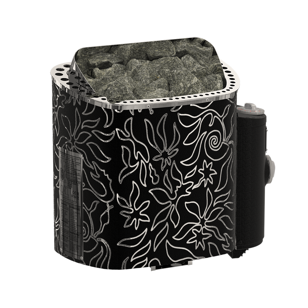 SAWO sauna heaters wall SCA NB Dragonfire Black