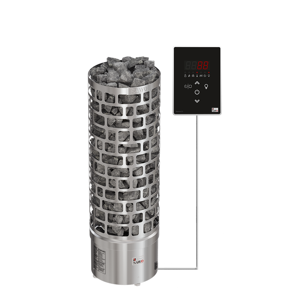 SAWO sauna series tower ARI Round Ni2