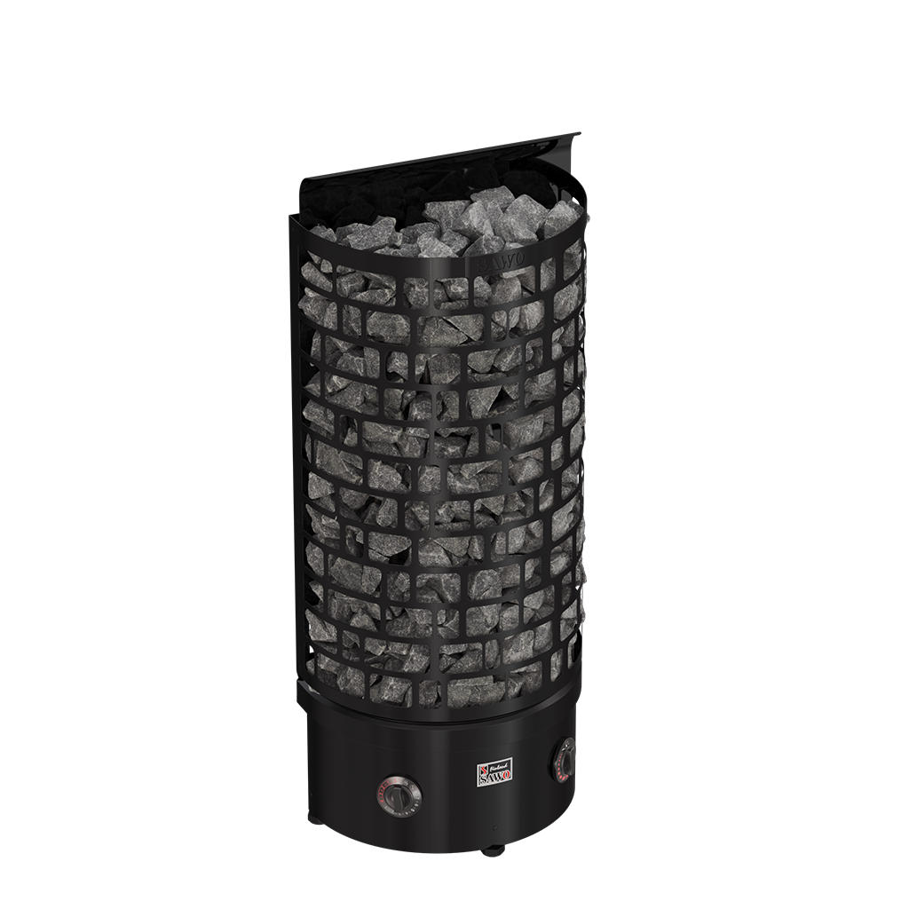 SAWO sauna series tower ARI Wall Black NB