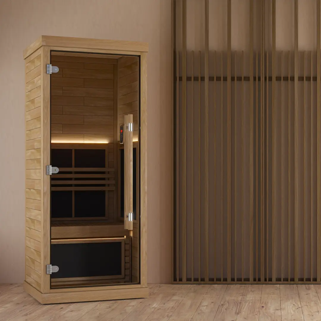 IR SAUNA 1P CEDAR SCENE 1