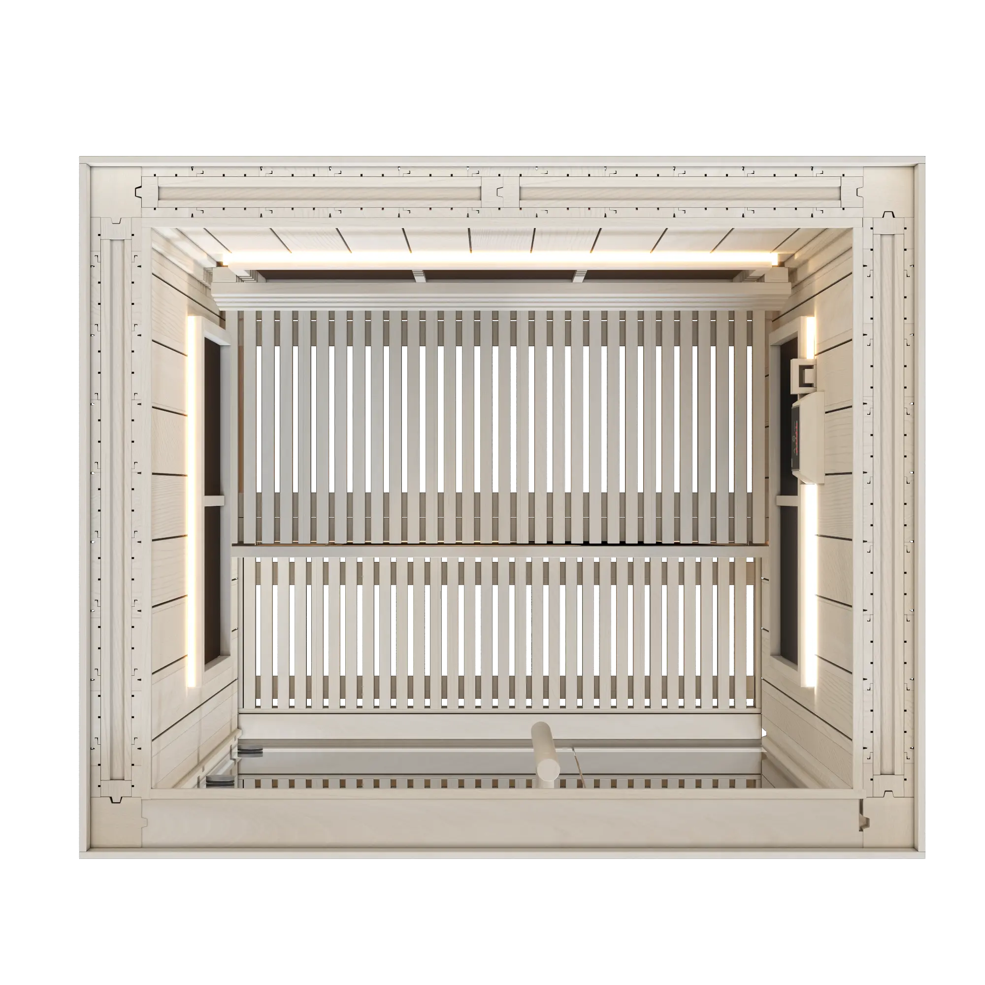 IR SAUNA 2P ASPEN TOP VIEW