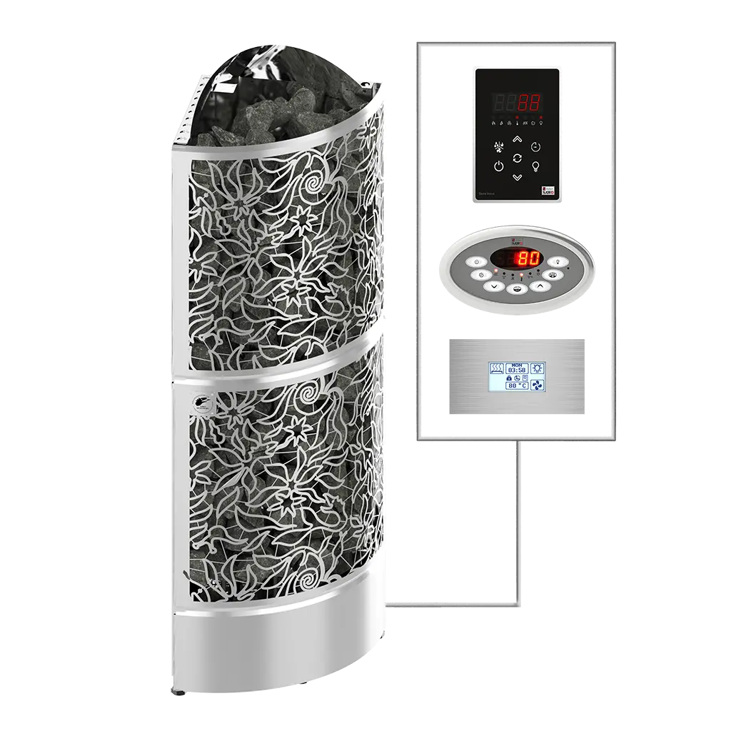 SAWO sauna heaters tower DRFT6 Corner Ni