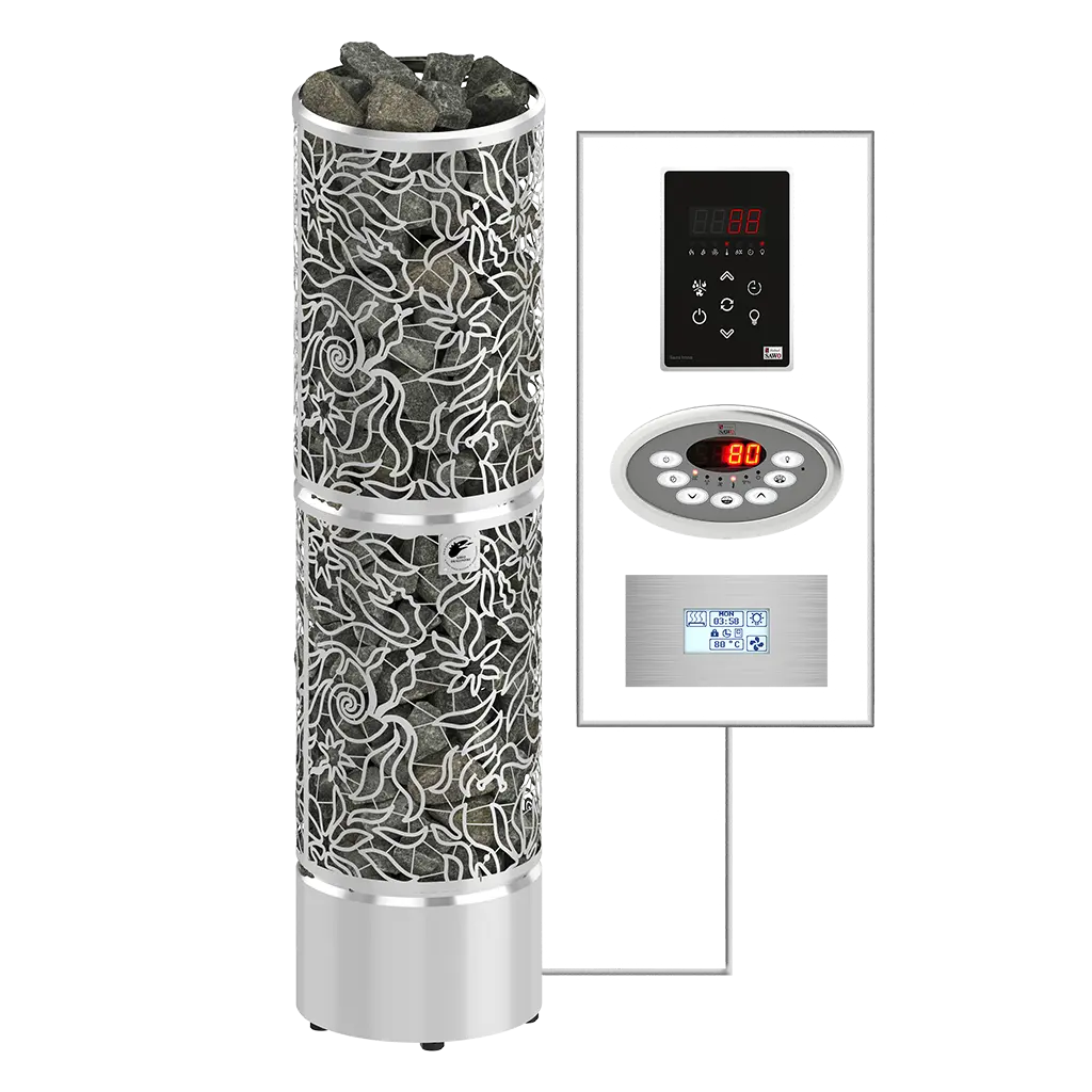 SAWO sauna heaters tower DRFT6 Round Ni