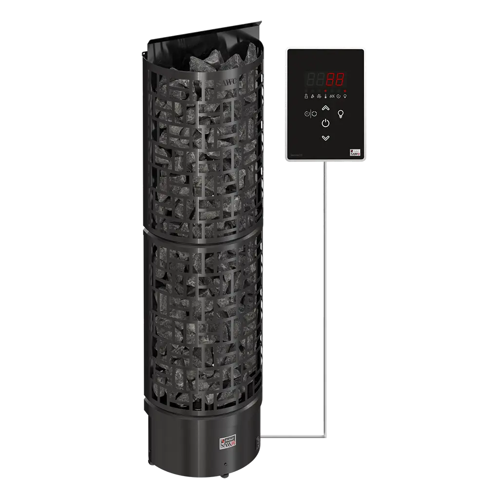 SAWO sauna heaters tower SW3 Wall Black Ni2