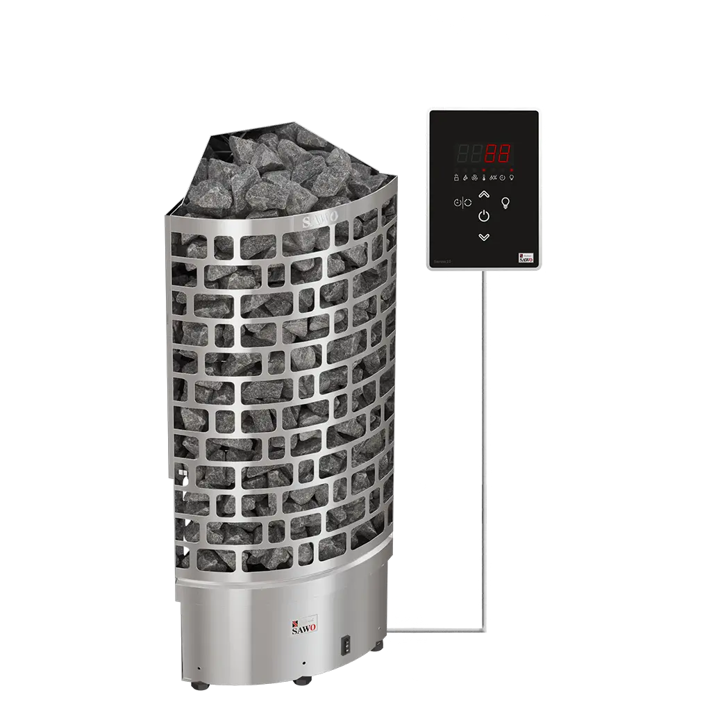 SAWO sauna series tower ARI Corner Ni2