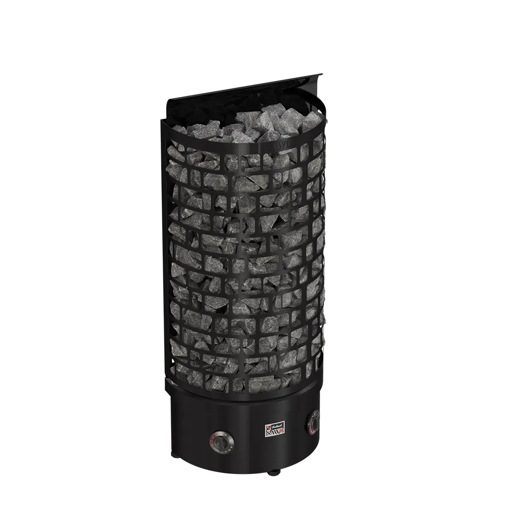 SAWO sauna series tower ARI Wall Black NB