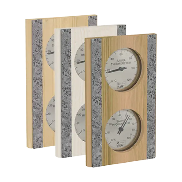 Accent Stone Rectangle Thermo-Hygrometer