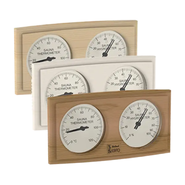 Curved Rectangle Thermo-Hygrometer