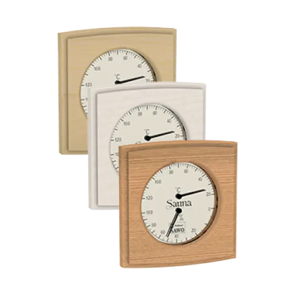 Curved Square Thermo-Hygrometer