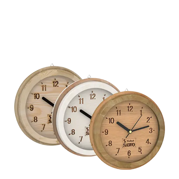 Wooden Pail Clock Small