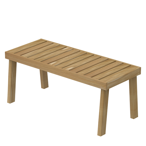 Sauna Bench 1200x500x500mm