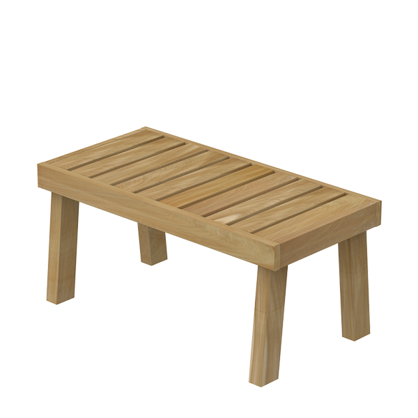 Sauna Bench 870x430x400mm