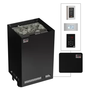 Nordex S Combi Black NS Heater (NRNSC Black NS) - Floor Series