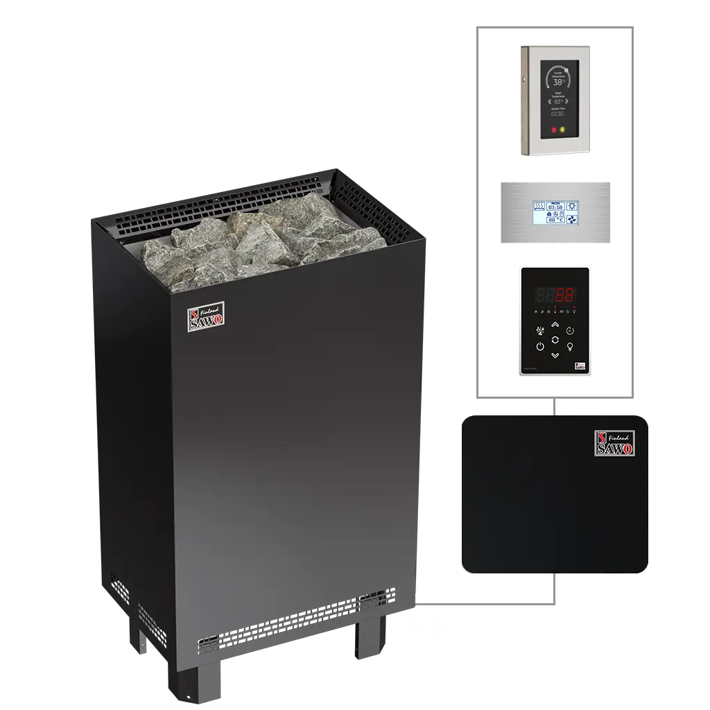 Nordex S Black NS Heater (NRNS Black NS) - Floor Series