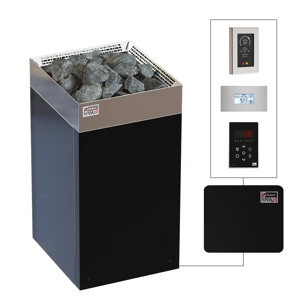 Nordex Floor Combi Heater (NRNC-PRO Black NS) - Floor Series