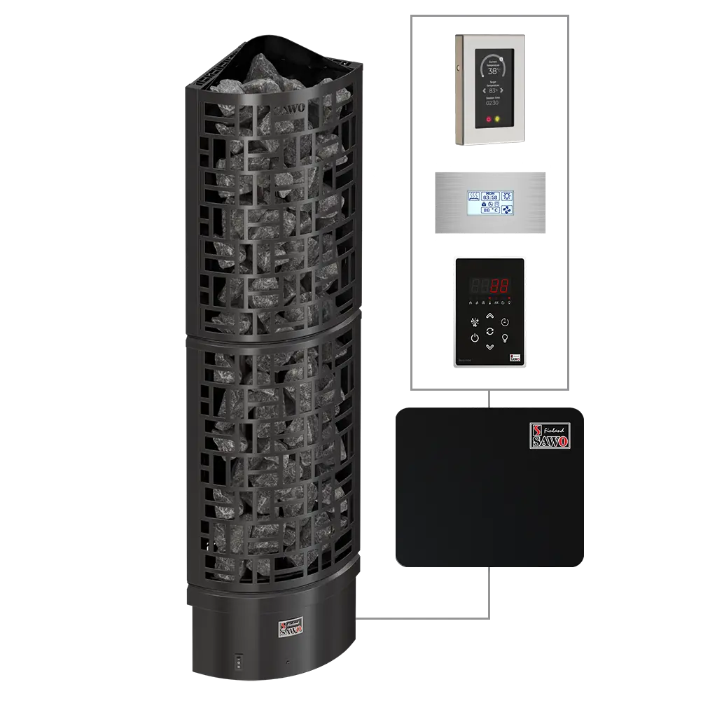 SAWO30 Corner Black NS (SW3 Corner Black NS) - Tower Series