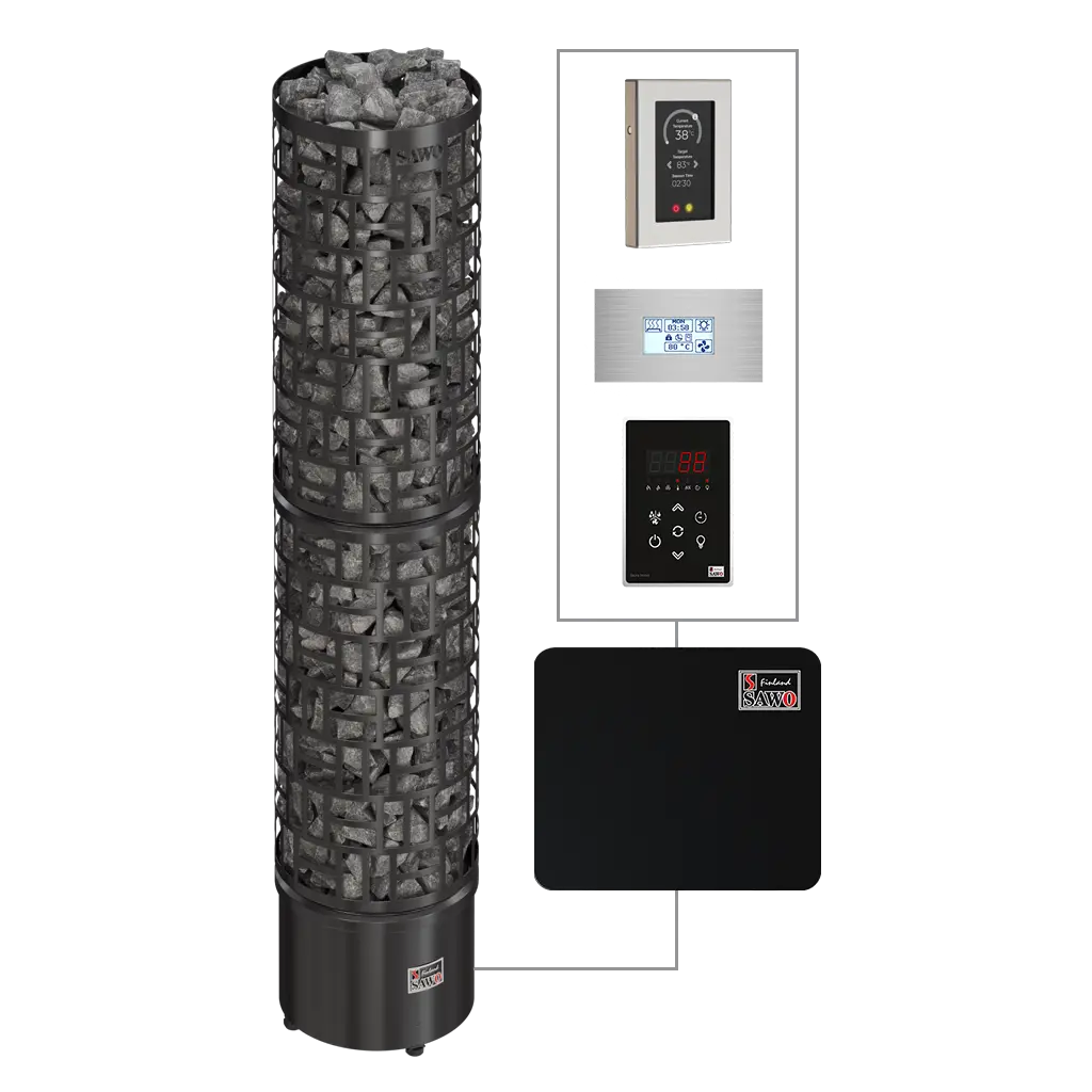 SAWO30 Round Black NS (SW3 Round Black NS) - Tower Series