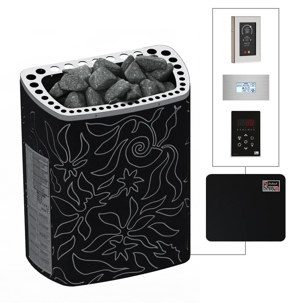 Minidragon NS Black (MN NS Dragonfire Black) - Wall Mounted Series