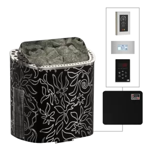 Scandifire Dragonfire Black (SCA NS Dragonfire Black) - Wall Mounted/Dragonfire Series
