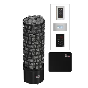 Aries Round Black NS - Tower Series