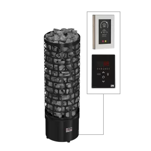 Aries Round Black Ni2 - Tower Series
