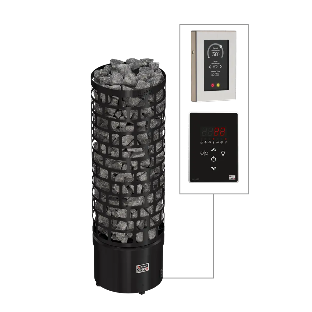 Aries Round Black Ni2 - Tower Series