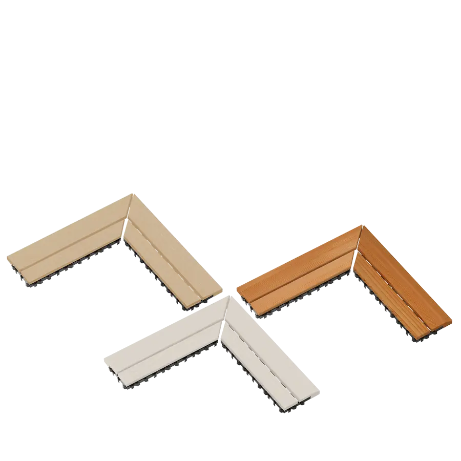 Wooden Floor Mat Corner Frame