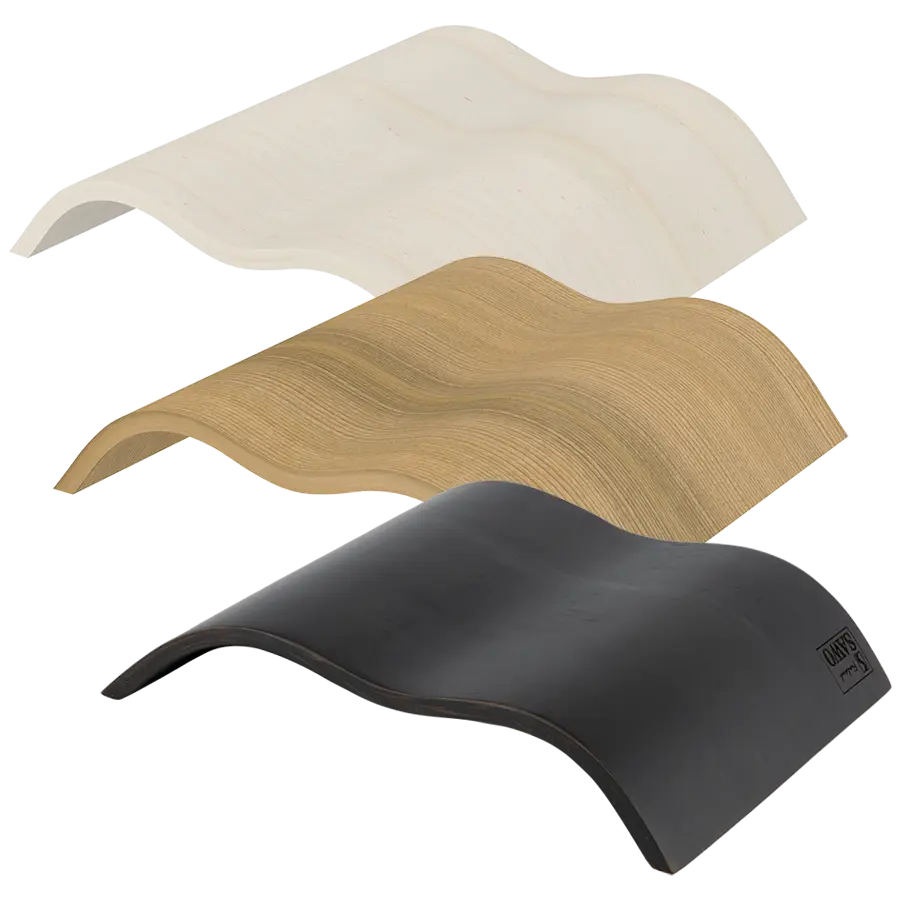 Wave Wooden Headrest