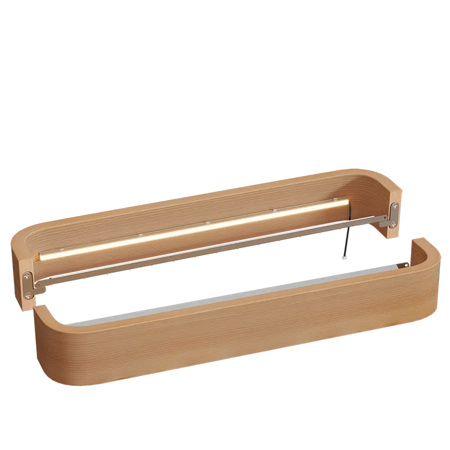 Wooden Curve Light 365