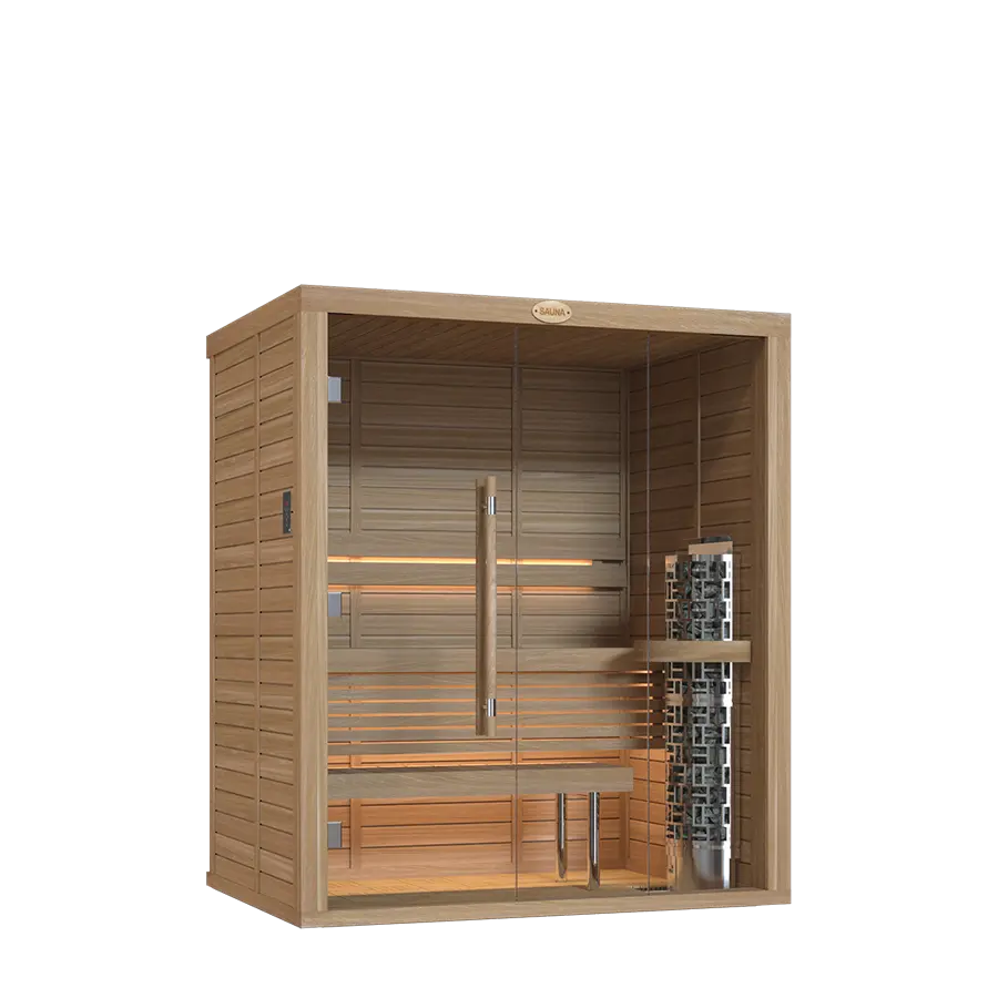 1419LS GLASS FRONT CEDAR PERSPECTIVE VIEW