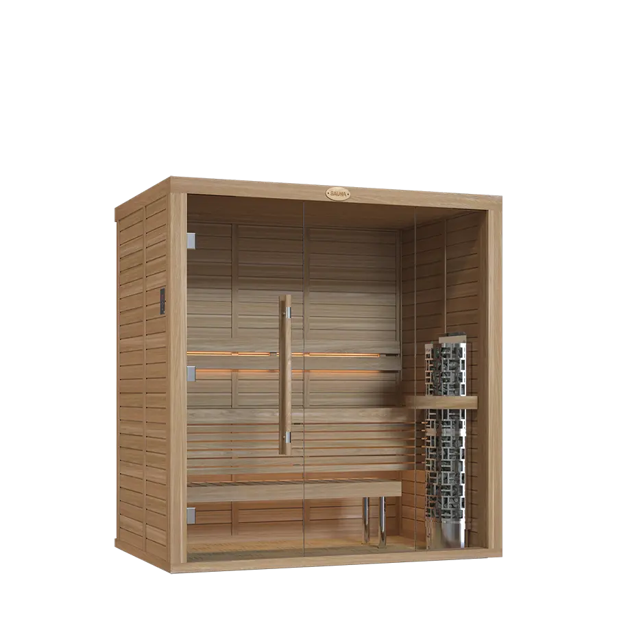 1420LS GLASS FRONT CEDAR PERSPECTIVE VIEW