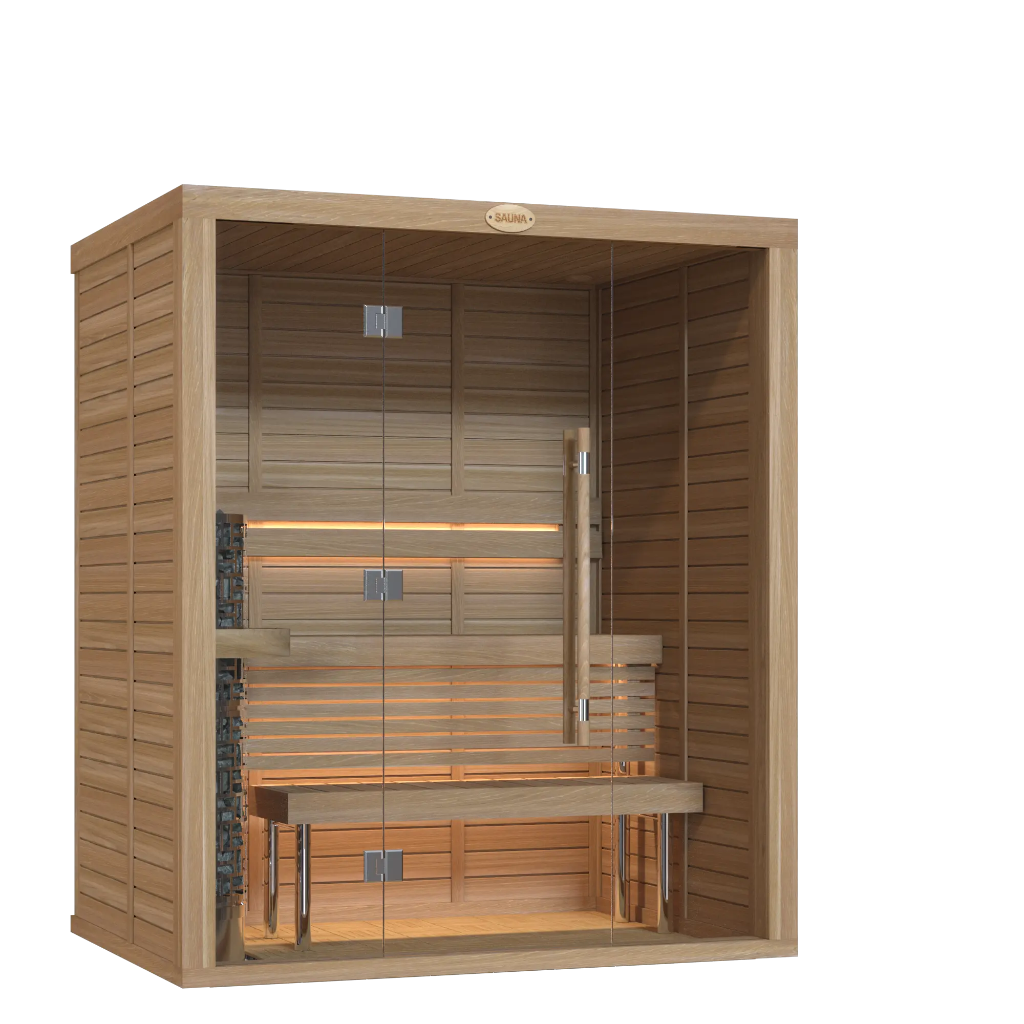 1419MS GLASS FRONT CEDAR PERSPECTIVE VIEW