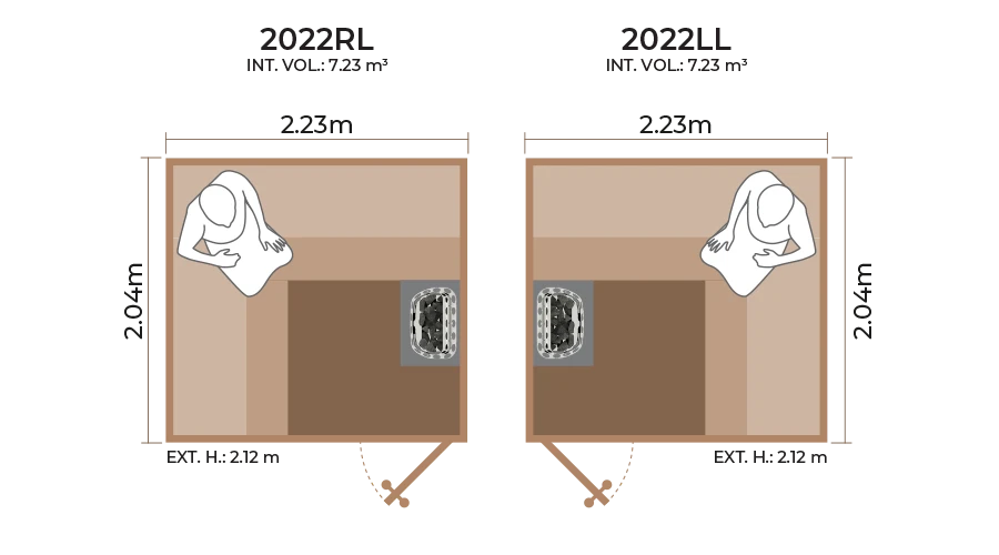 Standard Sauna Room 2022RL LL
