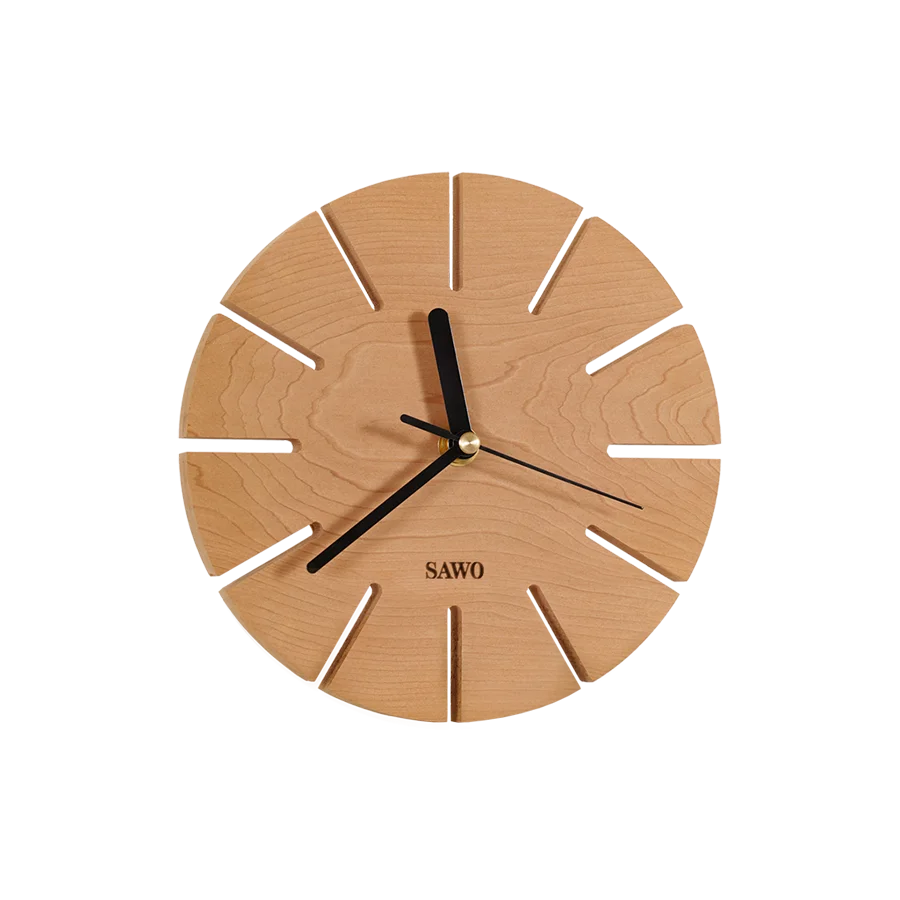 Loisto Wooden Clock Round