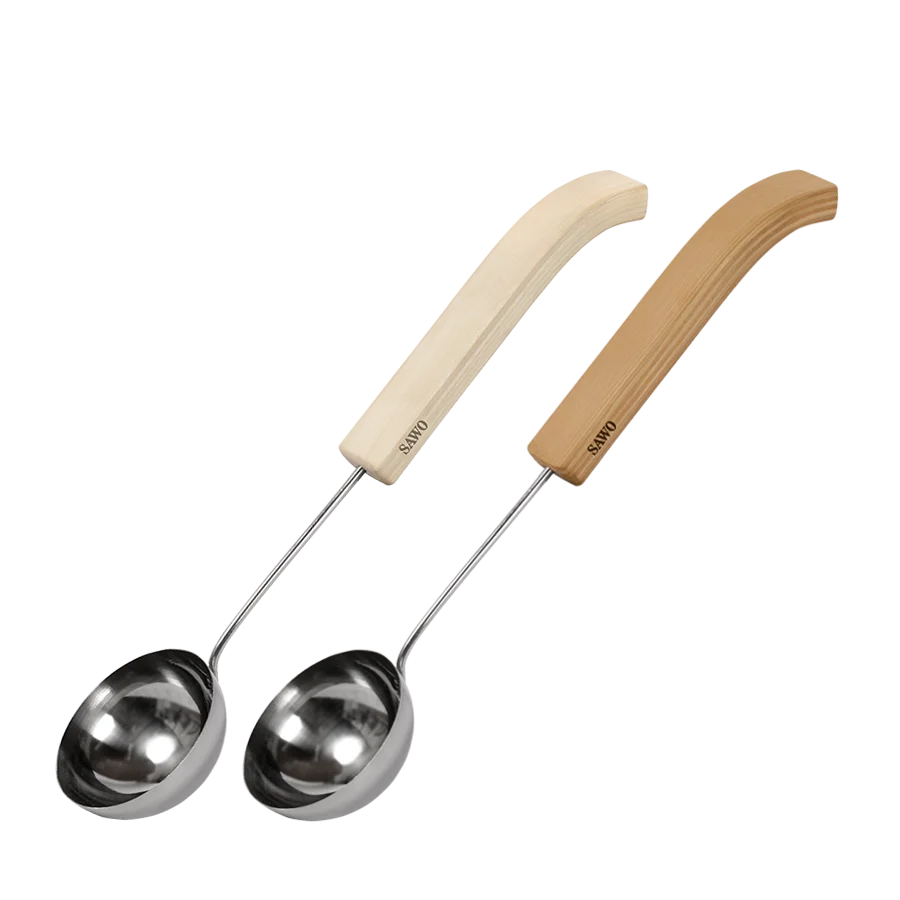 Stainless Steel Ladle with Curved Handle
